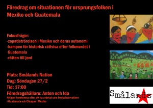 Föredrag, smålands nation i Lund