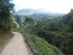 Vacker väg i Alta Verapaz